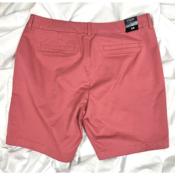 Re-Imagined by J Crew Classic Twill Chino Shorts Salmon 14 - Picture 10 of 14